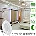 Sunco Lighting 10 PACK - 13Watt 5/6-inch ENERGY STAR UL-listed Dimmable LED Recessed Lighting Fixture Downlight Retrofit Kit (Baffle)- 5000K Daylight LED Ceiling Light -- 831LM, CRI 90