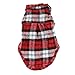 CXB1983(TM)Cute Pet Dog Puppy Clothes Shirt Size XS/S/M/L Blue Red Color (M, Red) by CXB1983(TM)