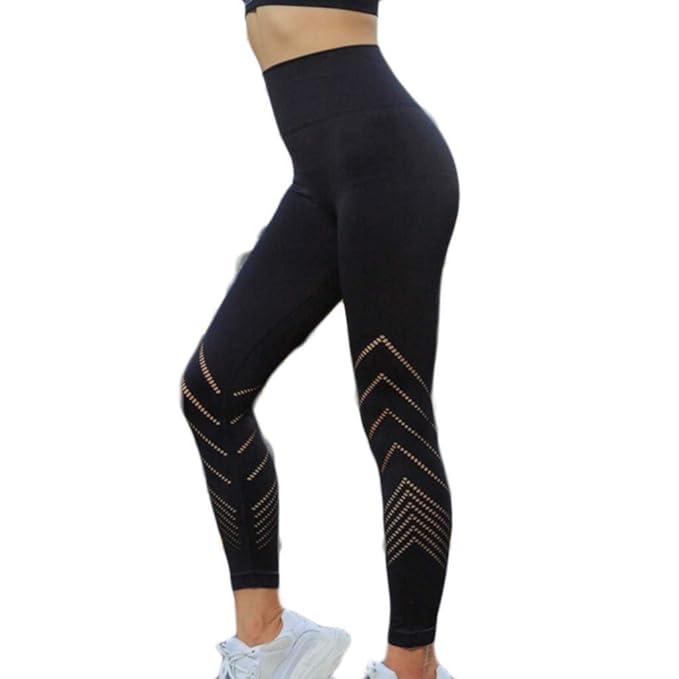 Amazon.com: Compression Yoga Pants High Waisted Butt Lifting ...