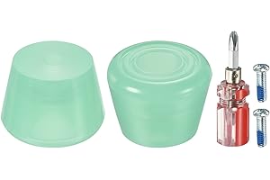 PATIKIL Roller Skate Toe Stops with Screwdriver, 82A Rubber Brake Stoppers Block, for Roller Skate Accessories Replacement