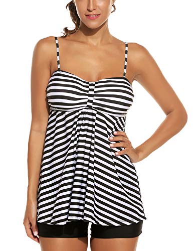 Avidlove-Tankini-Set-Bademode-Damen-Zweiteiler-Badeanzug-Plus-Size-Beachwear-Schwimmanzug-mit-Oberteile-und-Badeshorts-S-XXXL