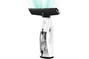 THOAML Window Vacuum Squeegee, 3 in 1 Cordless Window Vacuum Cleaner, Rechargeable Window Vac with Spray/Squeegee/Vacuum, Electric Squeegee for Windows, Tiles, Mirrors, Car Windshield