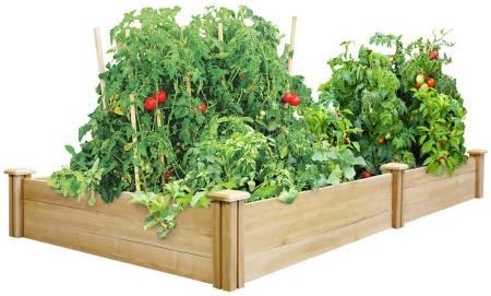 Greenes Fence 4' x 8' x 10.5 Open-bottom Design Cedar Raised Garden Bed