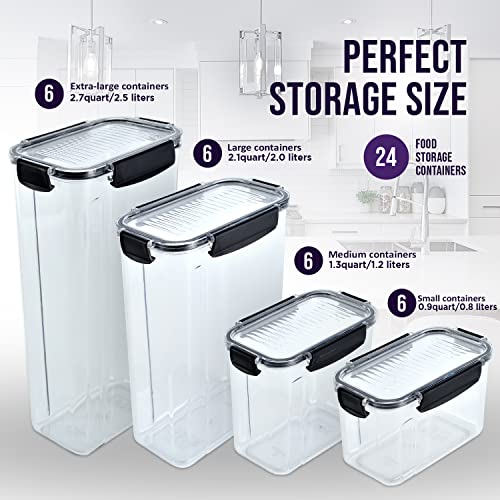 ClearSpace Airtight Food Storage Containers 24 Pack BPA Free Kitchen