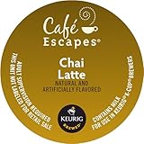 Keurig, Cafe Escapes, Chai Latte, K-Cup packs, 50 Count
