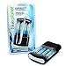 BluePlanet Green Energy Battery Charger & 4 AA Rechargeable Alkaline Batteries