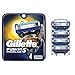 Gillette Fusion5 ProGlide Men's Razor Blade Refills, 4 Count, Mens Razors / Blades