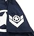 Steve Rogers Super Soldier Captain America Uniform Marvel Mens T Shirt, Blue (Medium)