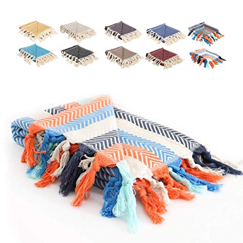 Original Turkish Throw Blankets, 100 Cotton Turkish Beach Blanket
