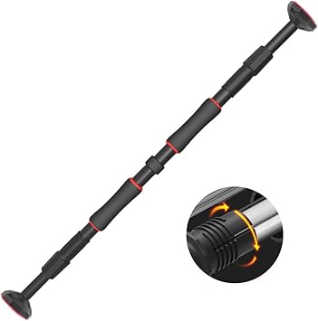 Amazon プルアップバードアフレーム 丈夫なスチール製のプルアップバー幅のドアに調整可能 掘削なし 0kgまでの最大ユーザー重量 Akt 懸垂器具