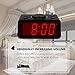 iTronics Digital Clocks for Bedrooms Bedside with 3 Adjustable Brightness, Electric Simple Alarm Clock Large Display with Snooze, Battery Powered