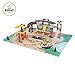 Kidkraft Transportation Station Train Set with Roll-Up Felt Play Mat - 2016 Exclusive Edition