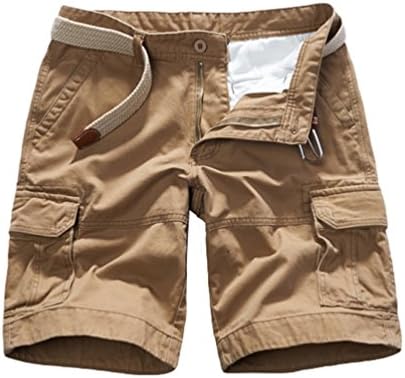 Xinwcanga Men's Tooling Shorts Casual Pocket Beach Work Knee Length Camouflage Sports Cargo Pants