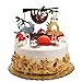 NUOBESTY 4pcs Sloth Cake Toppers Animal Birthday Party Fruit Cake Picks Food Decoration Supplies