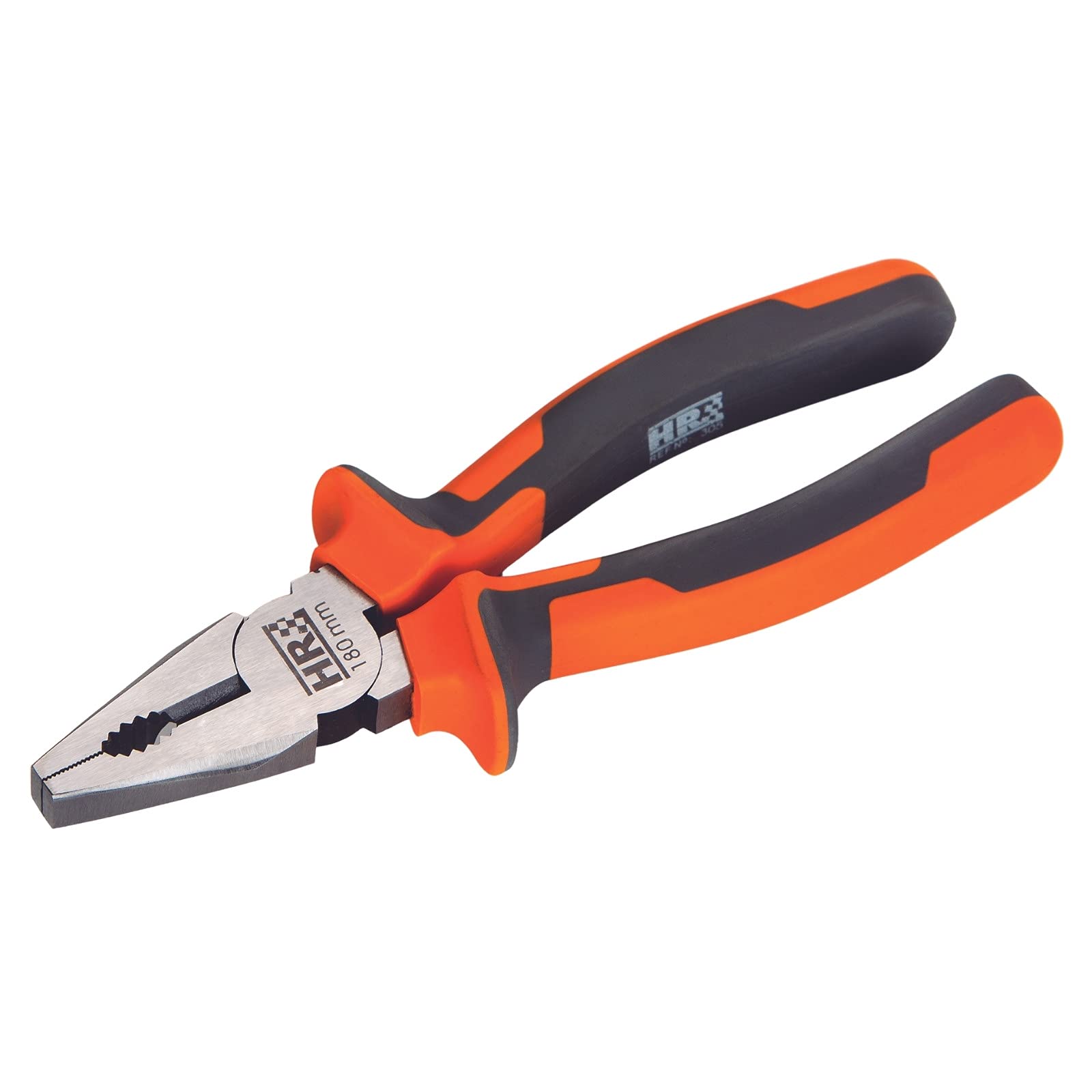 HR 170518 Universal Pliers, High Resistance DIN 5746 Chrome-Plated Steel, 180 mm with Bi-Material Handle