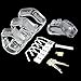 YiFeng Cock Cage Locked Chastity Device Male Briefs Sex Toy for Men with Discreet Packing (Clear, Short)