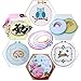 PIXNOR Embroidery Hoops Cross Stitch Hoops Embroidery Quilting Embroidery Circle Set - 5 inch to 10.71 inch