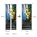 Fymural 3D Retro Stone Step Door Wall Mural Wallpaper Stickers Vinyl Removable Decals for Home Room Decoration 30.3x78.7