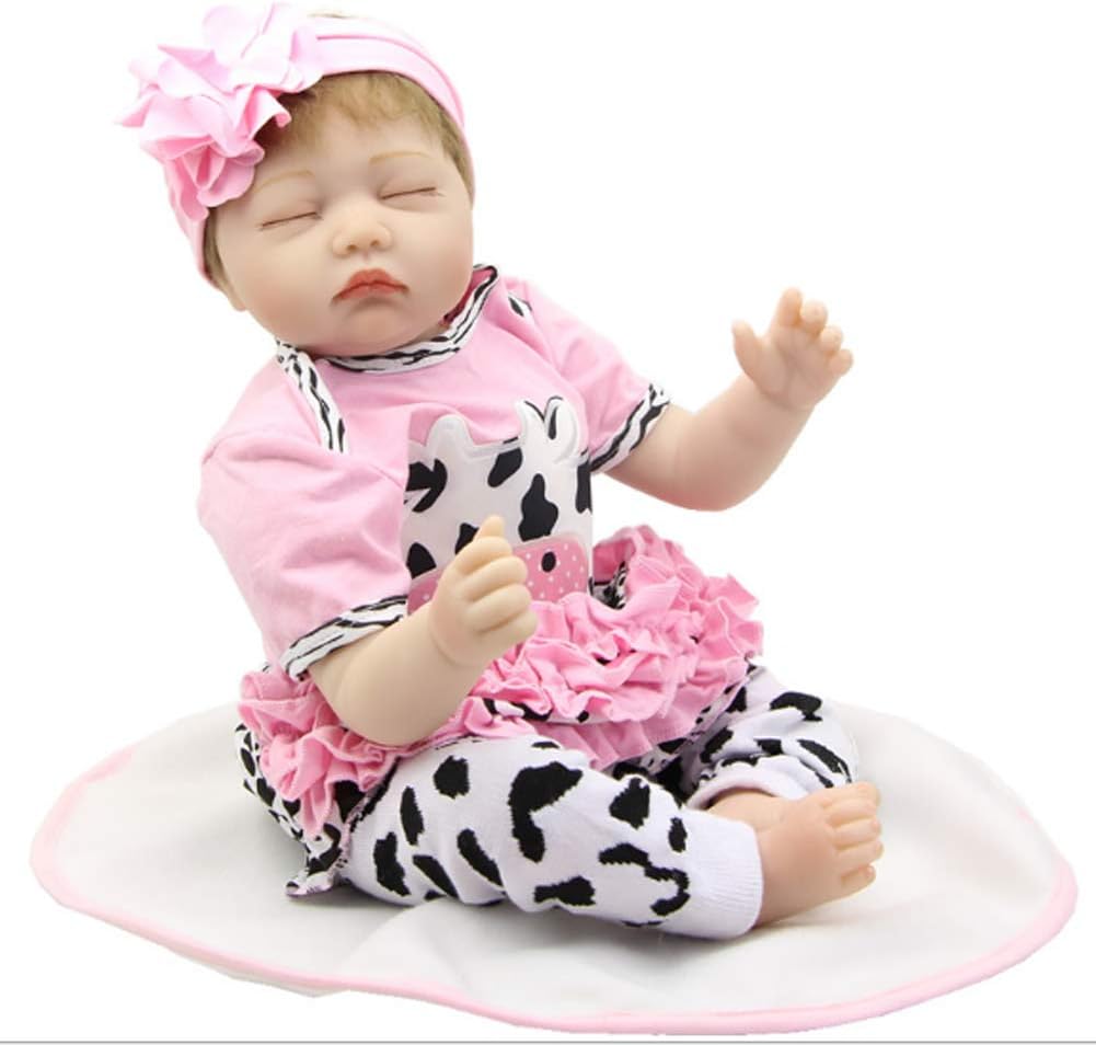 Prezzo Candyana Reborn Bambola 55cm Chiuso Occhi Simulazione Bambino Realistico Carino Natale Bambole Regalo Ragazza Giocattolo Offerte