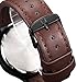 Tonnier Analog Men's Quartz Watch Calendar Watches Brown Leather Strap Luxurious Man Watches