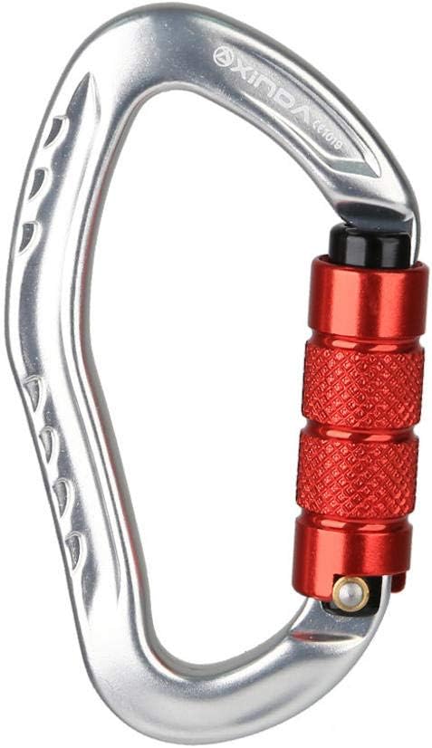 Carabiner Clip Aluminum Outdoor Rock Climbing Hang Buckle Safety Cave Automatic Master Lock Hook Lock