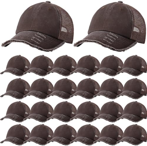 6 Pack Vintage Washed Baseball Cap Distressed Dad Golf Hat Unisex 6Pack Unisex Vintage Washed Cotton Baseball Cap Soft  main image 2
