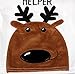 Flying Reindeer Toddler Kid Boys Girls Christmas pajama T shirt+long pants A7169 (7-8 Years, White)