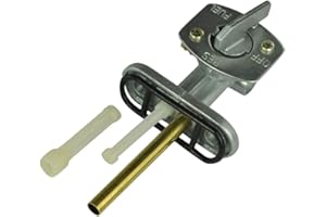 XIAMI Polaris Predator 500 2003-2008 ATV Fuel Valve Assembly, Stainless Steel Globe Valve, 1/4 inch NPT Inlet, 2 Ports