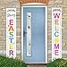 ORIENTAL CHERRY Easter Decorations Outdoor Indoor - Bunny Eggs Decor Banners for Home Wall Door Yard Apartment Party Tree