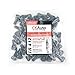 CKAuto TR412 Rubber Snap-in Short Black Tire Valve Stem for Tubeless 0.453 Inch 11.5mm Rim Holes on Standard Vehicle Tires (50pcs/Bag)
