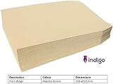 Indigo Brown Manilla Self-Seal Wage Envelopes 102x108mm Sage Compatible (100) view 5