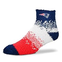 For Bare Feet England Patriots Marquee Sleep Soft Socks, OSFM