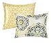 Chic Home Ibiza 3 Piece Duvet Cover Set Bedding with Decorative Shams, King, Yellow