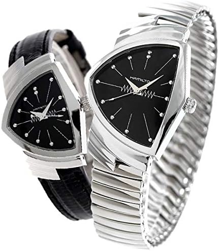 Amazon ハミルトン Hamilton 腕時計 ベンチュラ Ventura メタルベルト 革ベルト ブラック H H ペアウォッチ メンズ レディース 腕時計 腕時計 通販