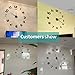 Mintime Large Wall Clock Battery Operated DIY Wall Clock for Modern Decorative Living Room/Office