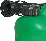 Silverline 5L Plastic Fuel Can Green with Flexible Spout & Cap view 2