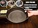KitchWhiz (6-in-One + eBook) Cast Iron Cleaner XL, Premium Stainless Steel Chainmail Cirle With Bonus Iron Skillet Handle Holder + Pan Scraper + Grill Scraper + Kitchen Towel + Drying Hook