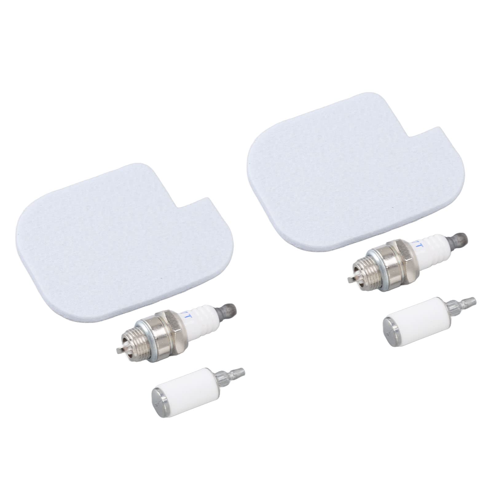 2 Sets Air Fuel Filter Spark Plugs Chainsaw Air Fuel Filter Replacement Part for McCULLOCH CS360T CS400T CS420T