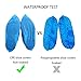 Disposable Boot Shoe Covers, Waterproof Slip Resistant Shoe Booties, Durable Eco-friendly CPE Shoe Protector, Thick Shoe Cover by IDOMIK for Museum Workplace Indoor Carpet Floor Usage 100 Pack