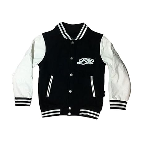 MB-Müller Kinder College Jacke Jungen & Mädchen Old School Jacke Hoodie Kapuzenpullover Sweatjacke Baseball Jacket USA Pullov