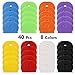 40PCS Key Cap Covers, 8 Assorted Colors Key Identifier Caps