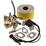 HIPA Carburetor with Air Filter Ignition Coil Tank Joint Filter for HONDA GX110 GX120 Engine