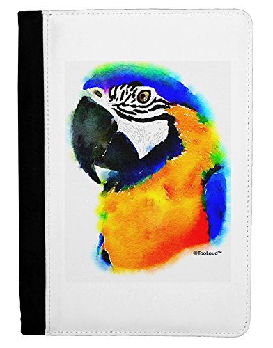 TooLoud Brightly Colored Parrot Watercolor Ipad Mini Fold Stand Case - Black