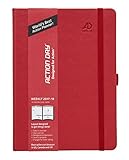 Action Day 2017-2018 – World's Best Action Planner – Action Layout That Gets Things Done - Daily / Weekly / Monthly / Yearly Agenda, Calendar, Organizer & Goal Journal (7x9 / Thread-Bound / Red)