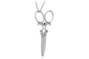 Meiligo® Fashion Woman Hairdresser Scissors Comb Stylist Pendant Chain Necklace