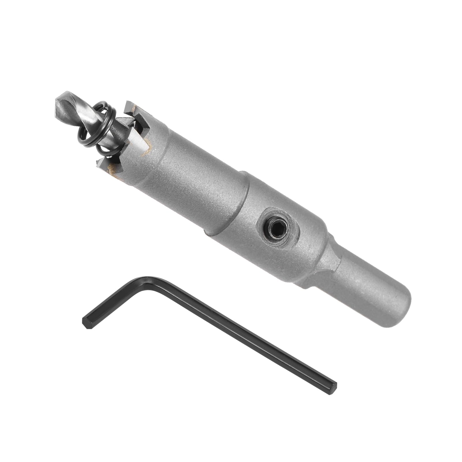 CoCud Carbide Hole Saw, 0.6 Inch/15mm Diameter, Metal Steel Hole Cutters Drill Bits - (Applications: for Metal Wood), 1-Pieces