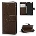 iPhone 6, iPhone 6s 4.7 inch Case - MOLLYCOOCLE Natural Luxury Brown Stand Wallet Purse Credit Card ID Holders Magnetic Flip Folio TPU Soft Bumper PU Leather Ultra Slim Fit Cover for iPhone 6, 6s