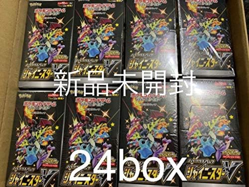 大人気 24box ポケモンカード シャイニースターv シュリンク付き