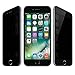 SUPTMAX iPhone 7 Screen Protector, iPhone 7 Privacy Screen Protector Edge to Edge [Case Friendly] [Scratch Free] Apple iPhone 7 Glass Screen Protector (Privacy)