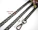 Myathle 10MM Width Iron Flat Chain Strap Handbags Replacement Chains for Wallet Clutch Satchel Tote Bag Length 51